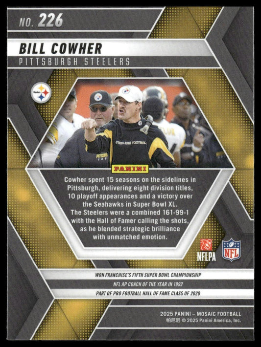 2025 Panini Mosaic #226 Bill Cowher