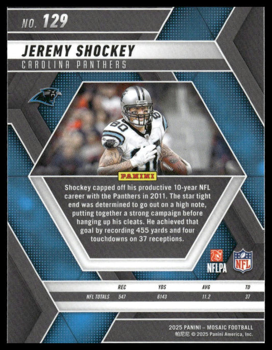 2025 Panini Mosaic #129 Jeremy Shockey