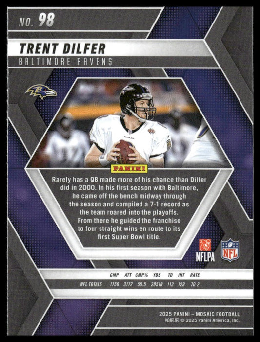 2025 Panini Mosaic #98 Trent Dilfer