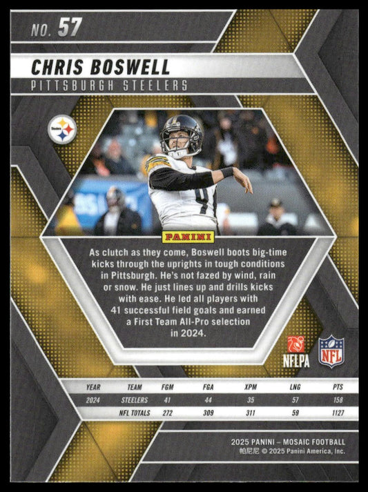 2025 Panini Mosaic #57 Chris Boswell
