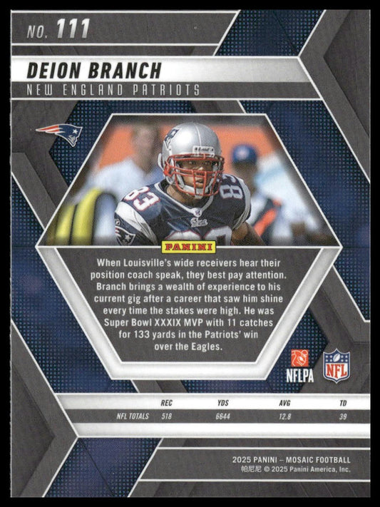 2025 Panini Mosaic #111 Deion Branch