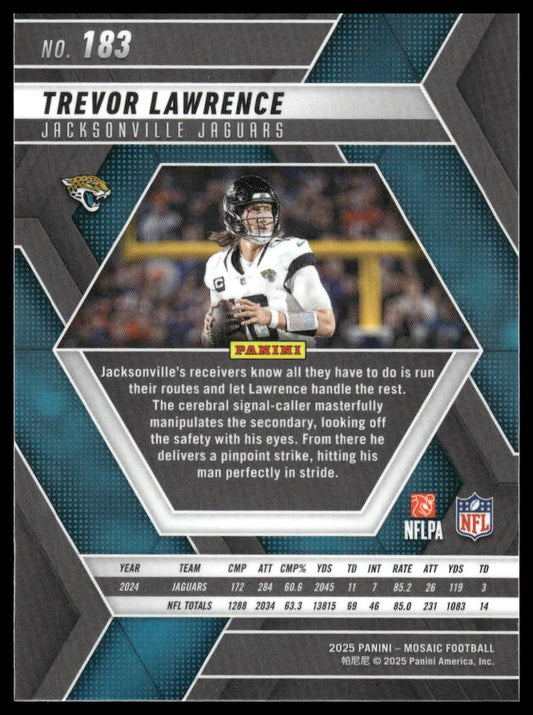 2025 Panini Mosaic #183 Trevor Lawrence