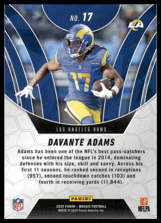 2025 Panini Mosaic #17 Davante Adams Elevate