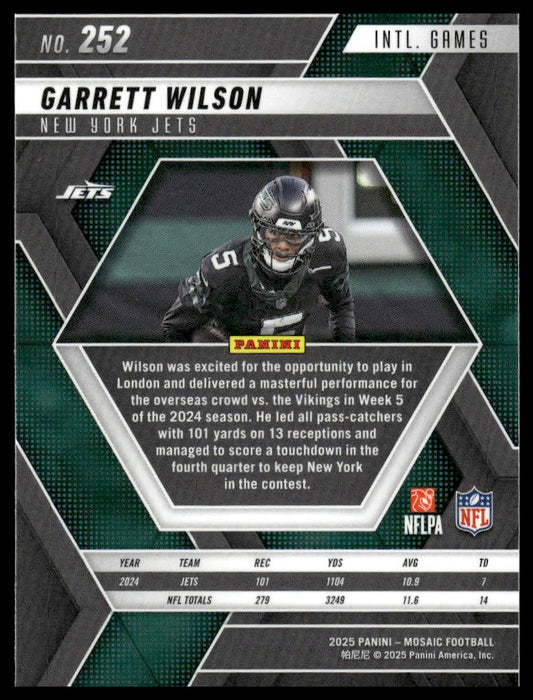 2025 Panini Mosaic #252 Garrett Wilson