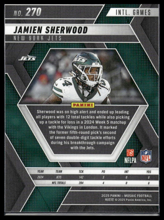 2025 Panini Mosaic #270 Jamien Sherwood