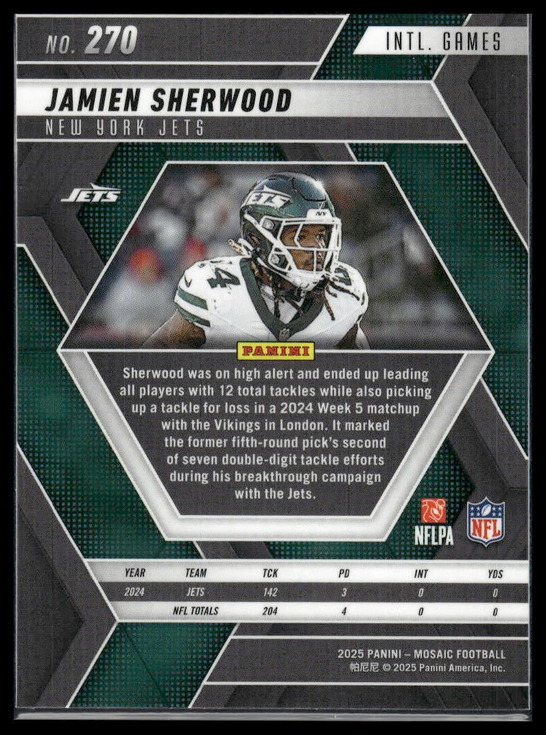 2025 Panini Mosaic #270 Jamien Sherwood