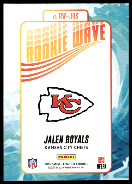 2025 Panini Absolute #RW-JRS Jalen Royals Rookie Wave