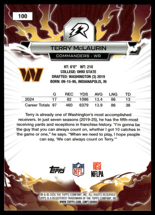 2025 Topps Resurgence #100 Terry McLaurin