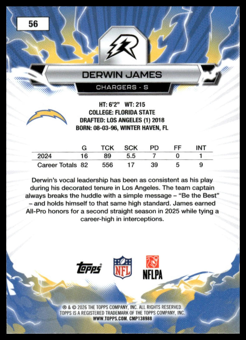2025 Topps Resurgence #56 Derwin James