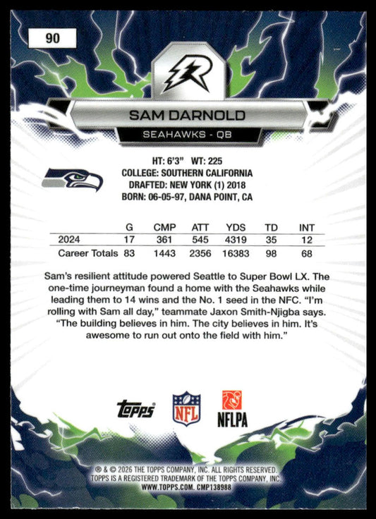 2025 Topps Resurgence #90 Sam Darnold