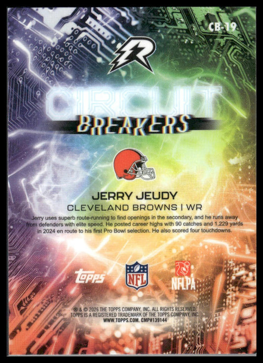 2025 Topps Resurgence #CB-19 Jerry Jeudy Circuit Breakers