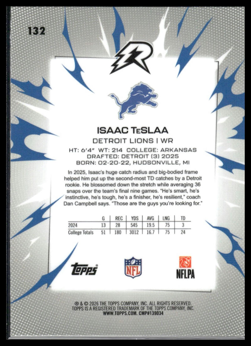 2025 Topps Resurgence #132 Isaac TeSlaa