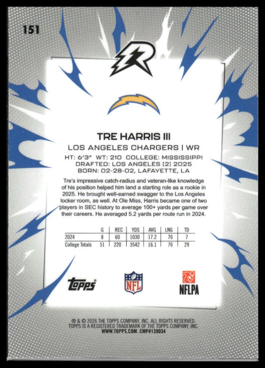 2025 Topps Resurgence #151 Tre Harris III