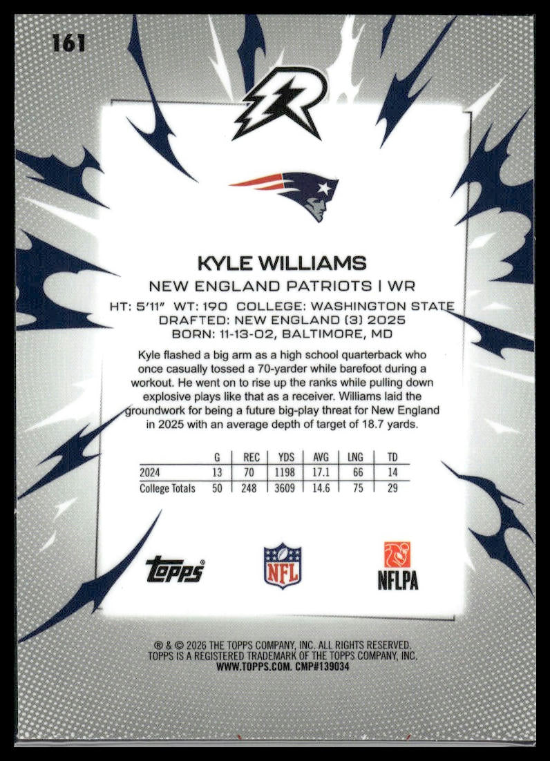 2025 Topps Resurgence #161 Kyle Williams