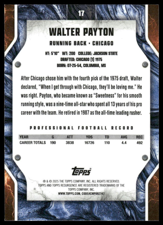 2024 Topps Resurgence #17 Walter Payton