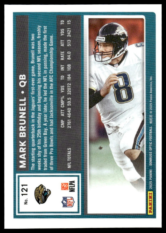 Mark Brunell 2025 Donruss Optic #121 Fire