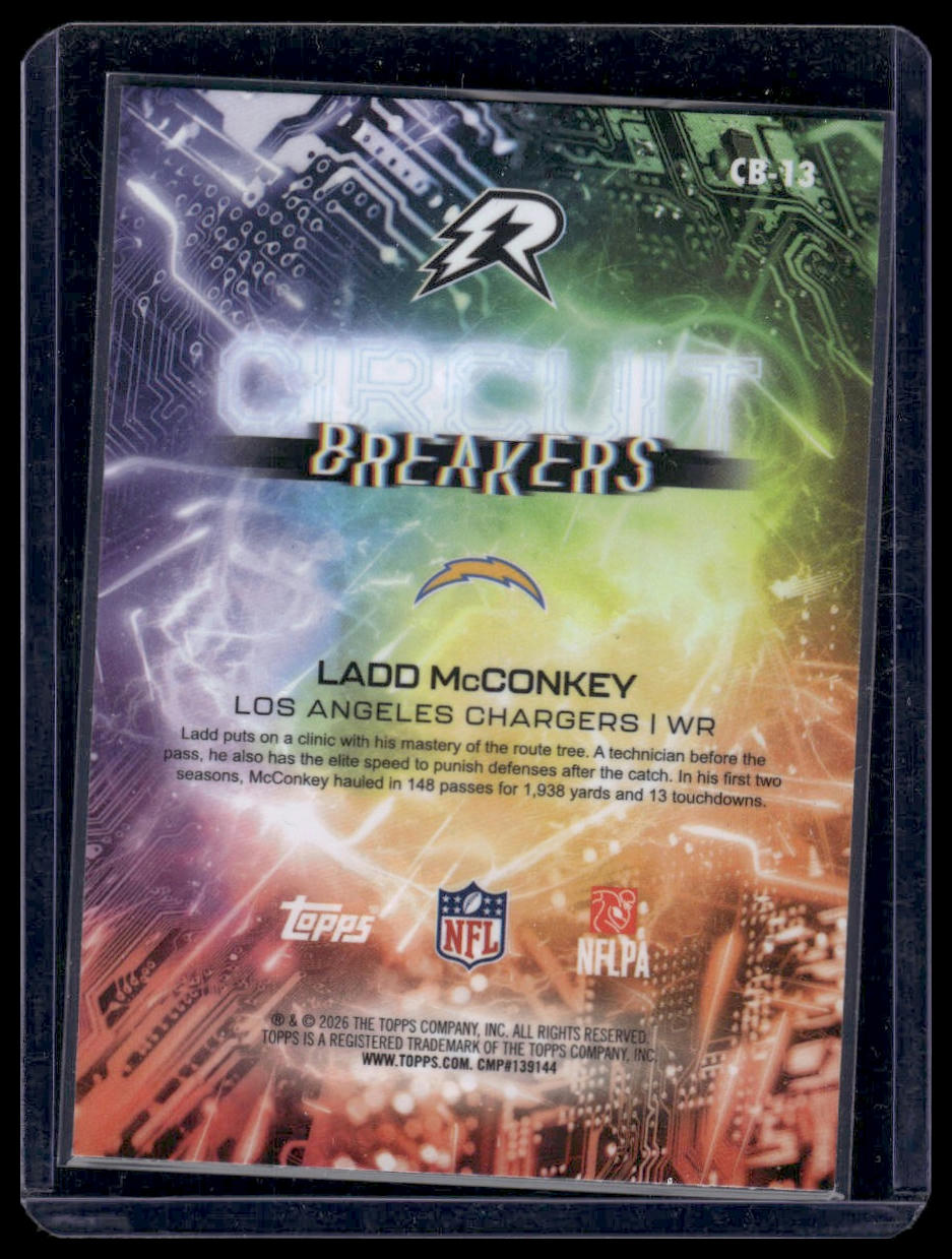 2025 Topps Resurgence #CB-13 Ladd McConkey Circuit Breakers