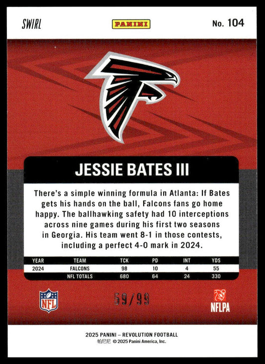 Jessie Bates III 2025 Panini Revolution #104 Red Astro