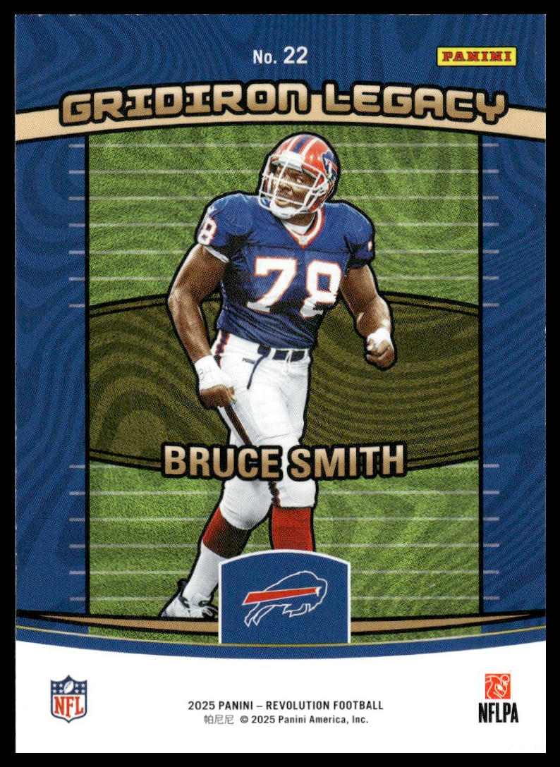 Bruce Smith 2025 Panini Revolution #22 Gridiron Legacy