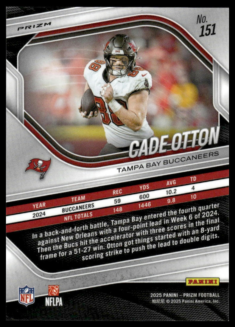 Cade Otton 2025 Panini Prizm #151 Pink