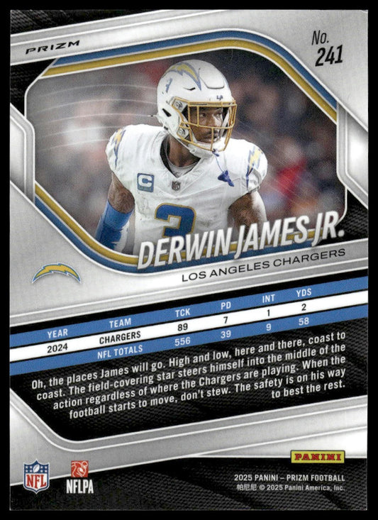 Derwin James Jr. 2025 Panini Prizm #241 Silver