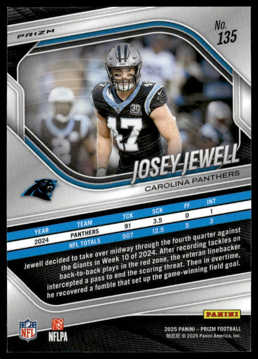 Josey Jewell 2025 Panini Prizm #135 Silver
