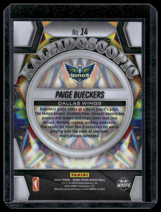 2025 Panini Prizm WNBA #14 Paige Bueckers Kaleidoscopic