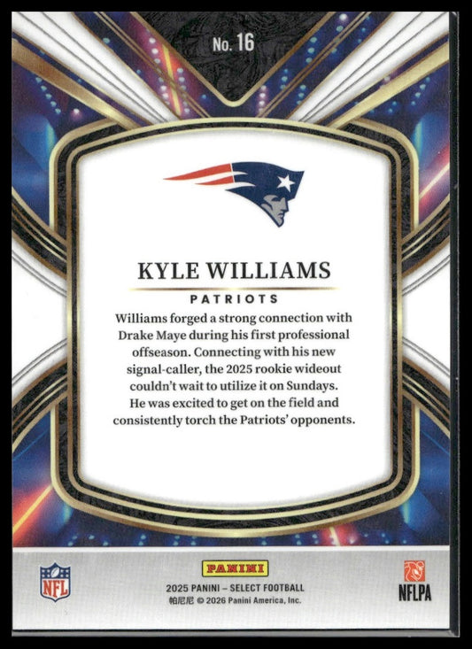 2025 Panini Select Football #16 Kyle Williams