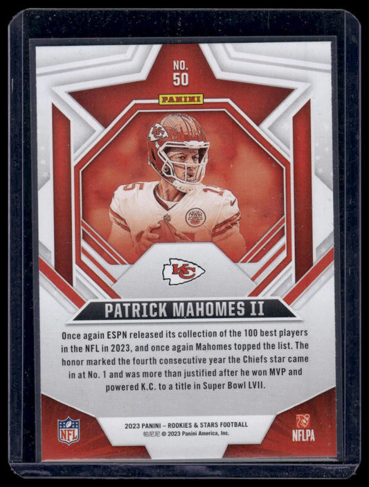 2023 Panini Rookies & Stars Football #50 Patrick Mahomes II