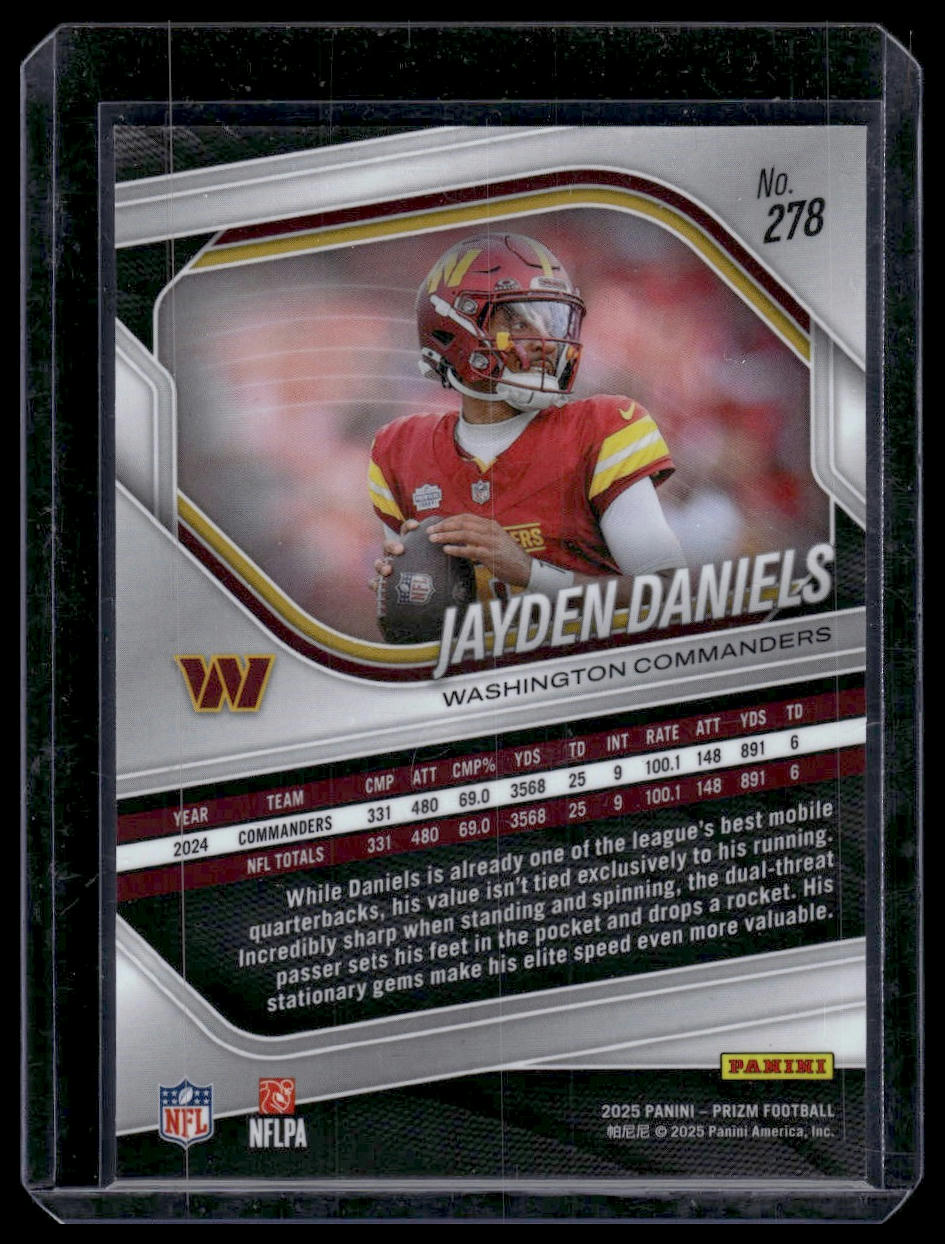 2025 Panini Prizm Football #278 Jayden Daniels