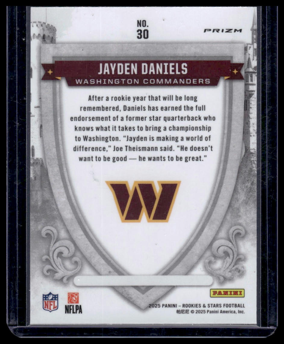 2025 Panini Rookies & Stars Football #30 Jayden Daniels Crusade