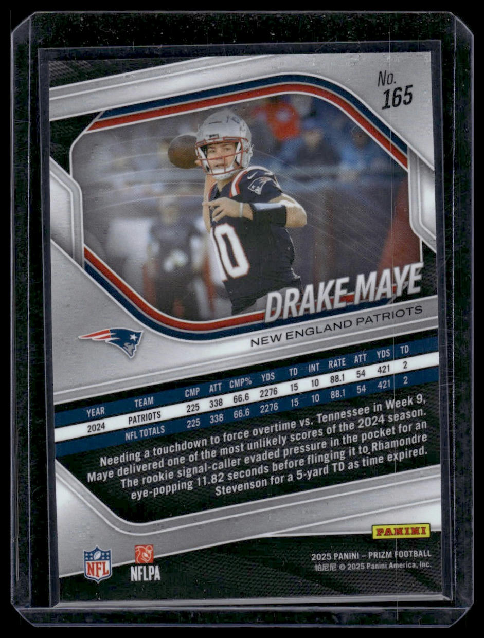 2025 Panini Prizm Football #165 Drake Maye