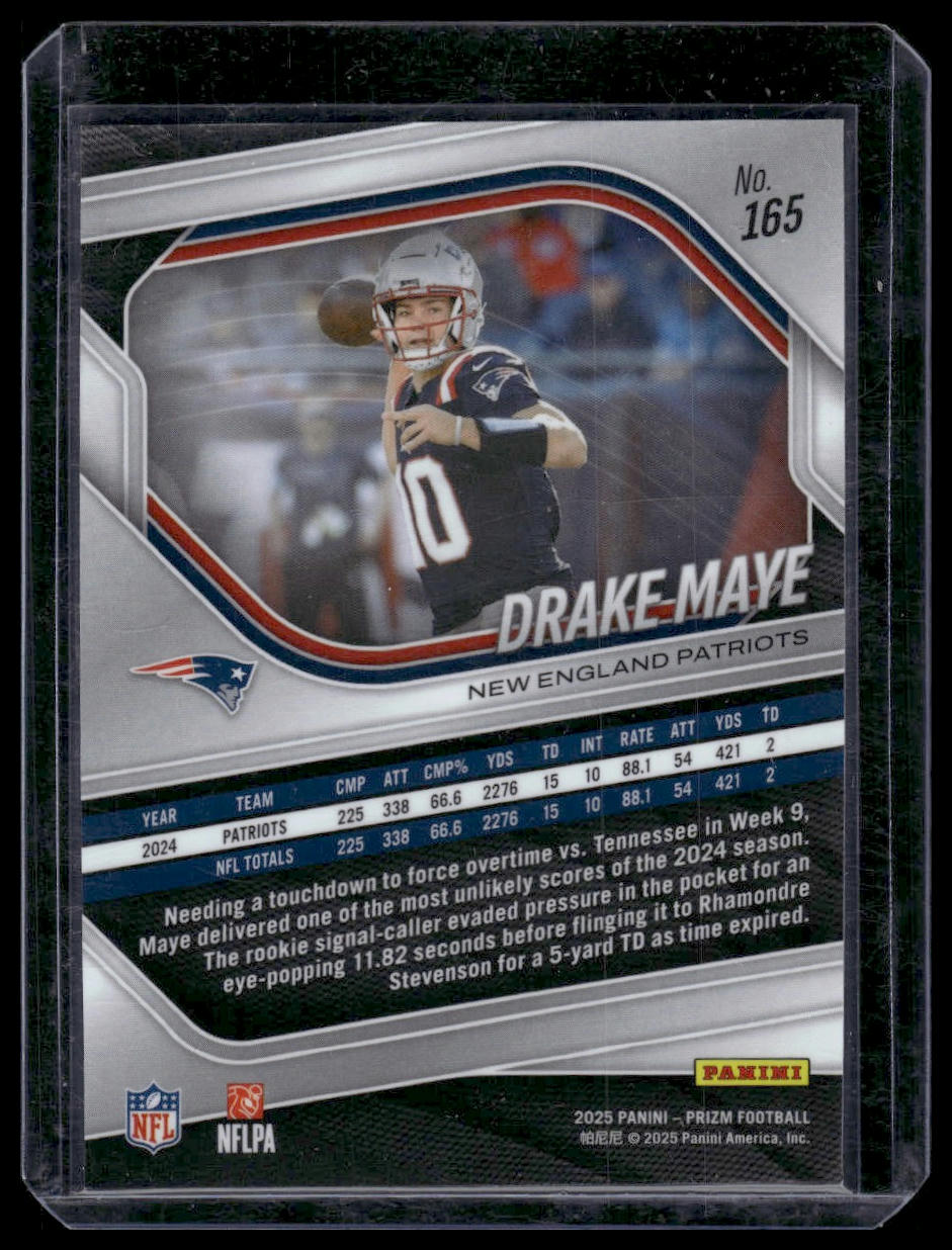 2025 Panini Prizm Football #165 Drake Maye