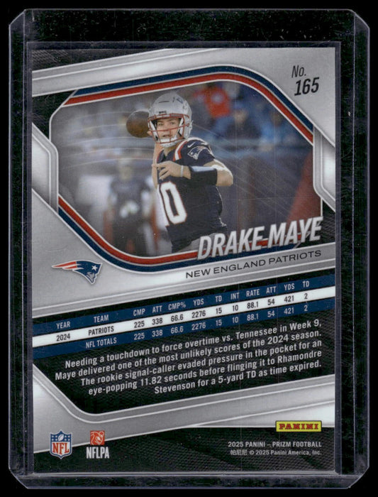 2025 Panini Prizm Football #165 Drake Maye