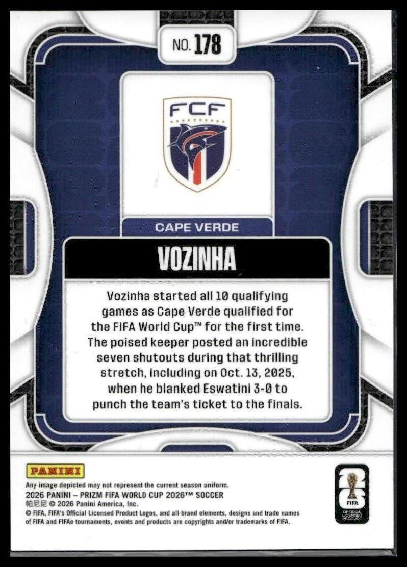 2026 Panini Prizm FIFA World Cup #178 Vozinha Silver Prizm