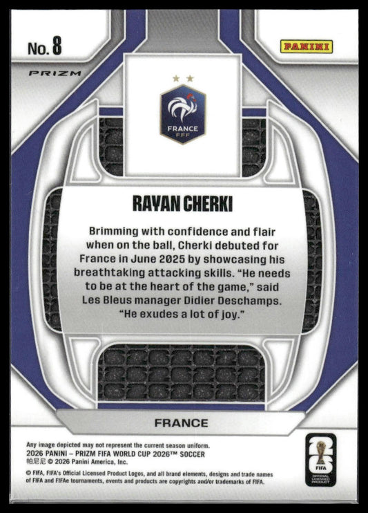 2026 Panini Prizm FIFA World Cup #8 Rayan Cherki New Era