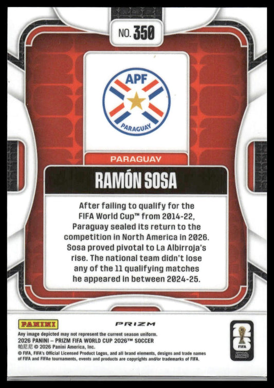 2026 Panini Prizm FIFA World Cup #350 Ramon Sosa Wave Prizm