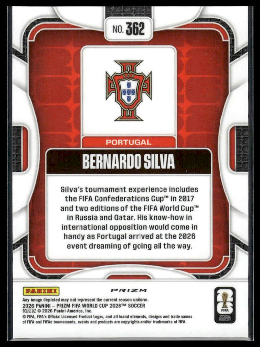 2026 Panini Prizm FIFA World Cup #362 Bernardo Silva Fast Break
