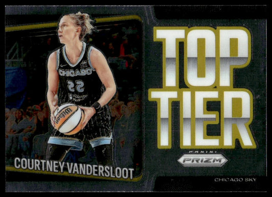 2025 Panini Prizm WNBA #7 Courtney Vandersloot Top Tier