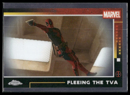 2025 Topps Chrome Marvel Deadpool #63 Fleeing the TVA