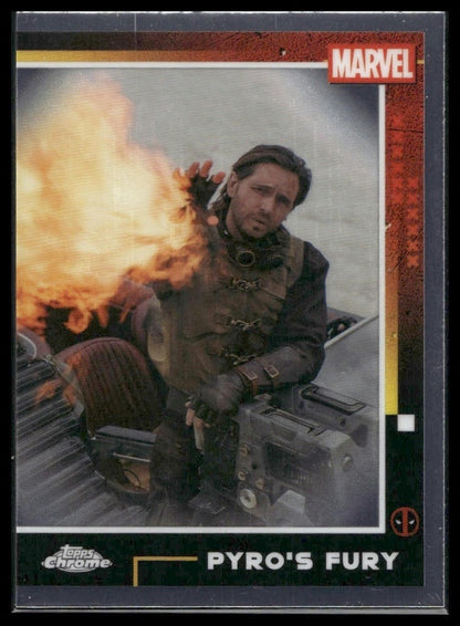 2025 Topps Chrome Marvel Deadpool #68 Pyro's Fury