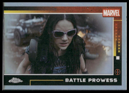 2025 Topps Chrome Marvel Deadpool #82 Battle Prowess Refractor