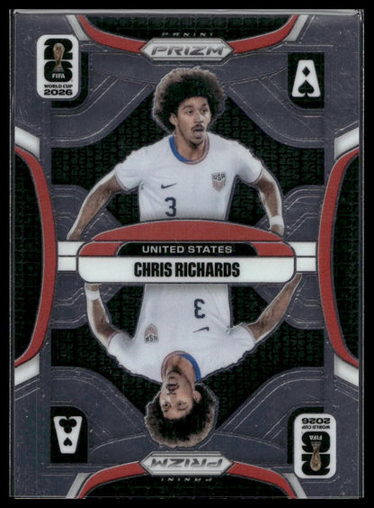 2026 Panini Prizm FIFA World Cup #10 Chris Richards Aces Silver Prizm
