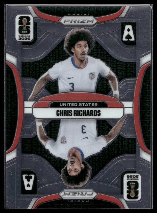 2026 Panini Prizm FIFA World Cup #10 Chris Richards Aces Silver Prizm