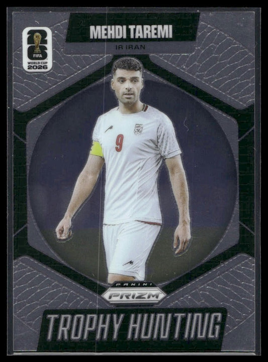 2026 Panini Prizm FIFA World Cup #11 Mehdi Taremi Trophy Hunting Silver Prizm