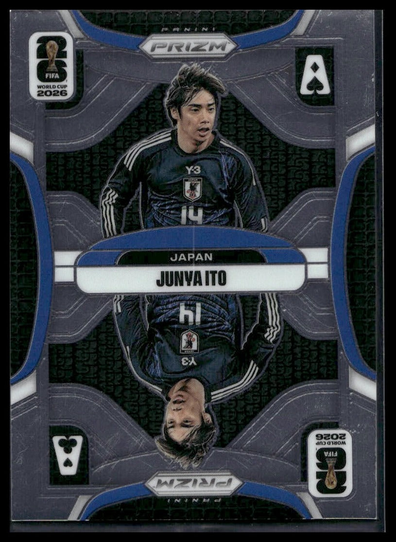 2026 Panini Prizm FIFA World Cup #24 Junya Ito Aces Silver Prizm