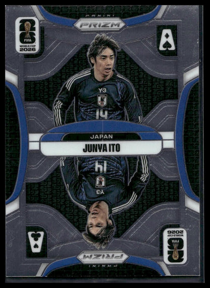 2026 Panini Prizm FIFA World Cup #24 Junya Ito Aces Silver Prizm
