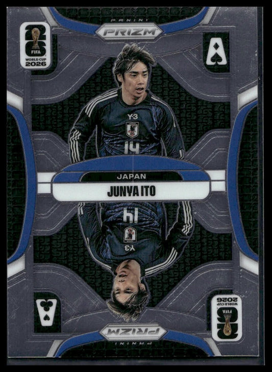 2026 Panini Prizm FIFA World Cup #24 Junya Ito Aces Silver Prizm