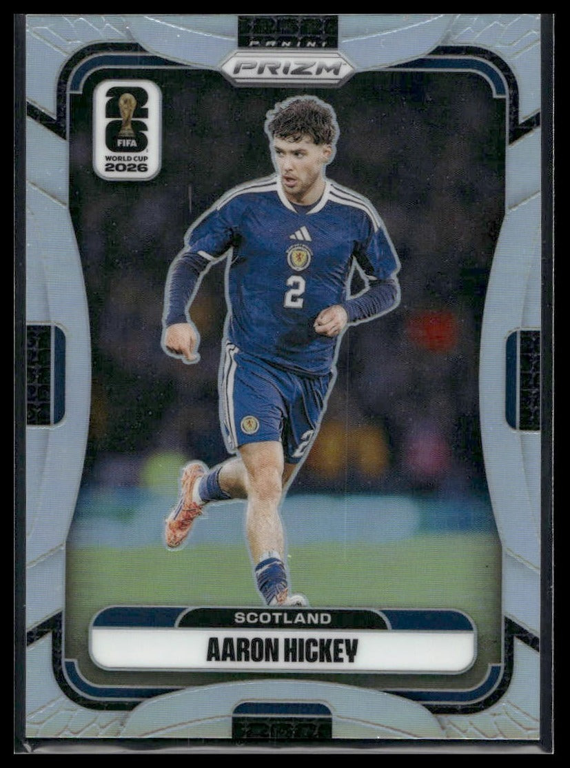 2026 Panini Prizm FIFA World Cup #397 Aaron Hickey Silver Prizm