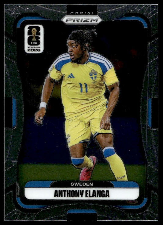 2026 Panini Prizm FIFA World Cup #499 Anthony Elanga Silver Prizm